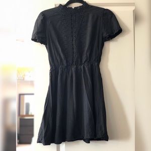 Black Vintage Mini Dress